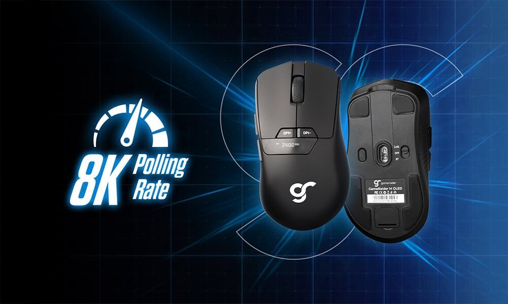 8000 Hz polling rate