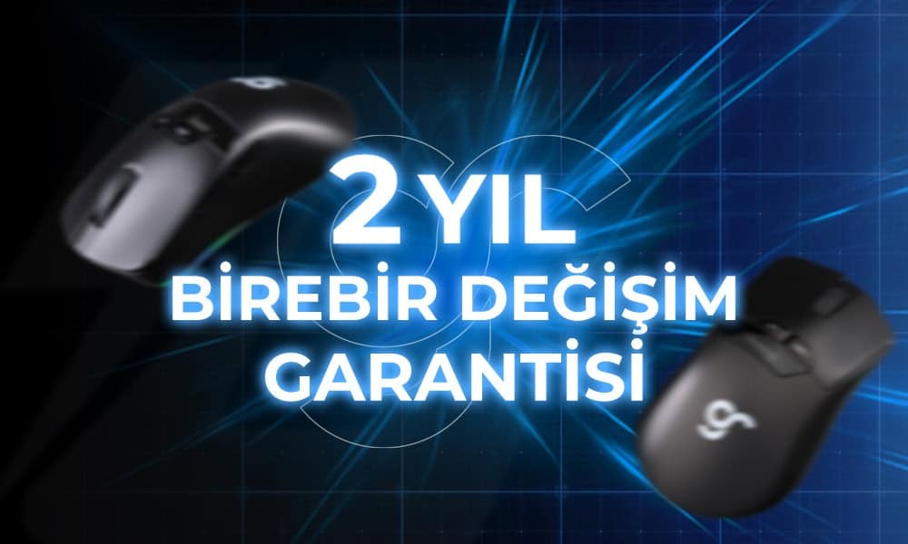 2 Yıl Birebir Değişim Garantisi