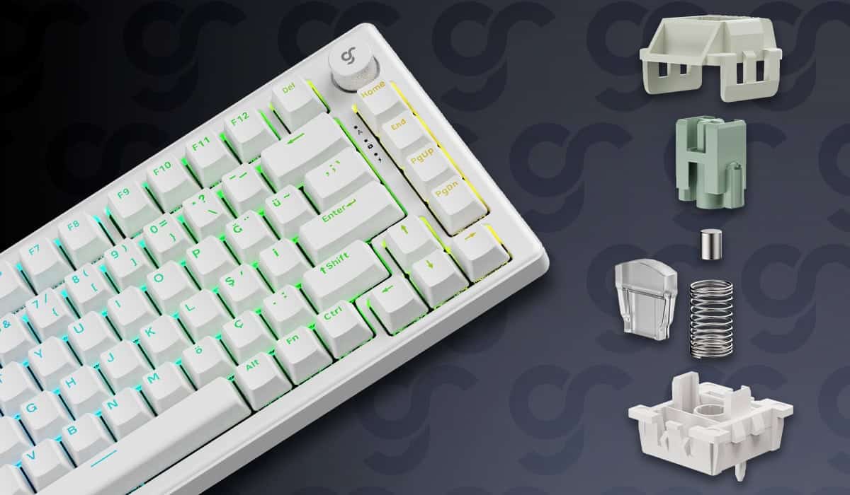 Gameraider K1 He White Kablolu Gaming Klavye H2