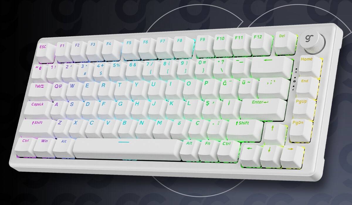 Gameraider K1 He White Kablolu Gaming Klavye H3
