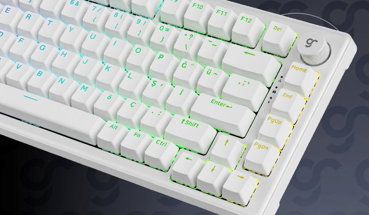 Gameraider K1 He White Kablolu Gaming Klavye H4