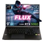 GameRaider FLUX GR16 AMD Ryzen 9-8940HX RTX 5060 8GB 115W 16 inç 2.5K QHD+ 180Hz FreeDos