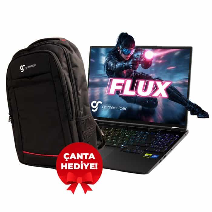 GameRaider FLUX GR16 Intel Core i7-14650HX RTX 5070 8GB 115W 16 inç 2.5K QHD+ 180Hz FreeDos - Görsel 2