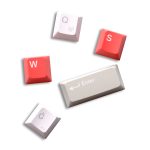 GameRaider Cherry Double Shot PBT (Full Set) Kırmızı Türkçe Keycap Set - Görsel 2