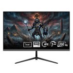 Yüksek çözünürlüklü oyun monitörü, güçlü ekran ve hızlı tepki süresi ile oyun deneyimini artırır.