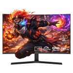 GameRaider HORUS GR32QC18V 32 inç 180Hz 0.5ms 2K QHD Adaptive Sync VA Kavisli Pivot Gaming Monitör