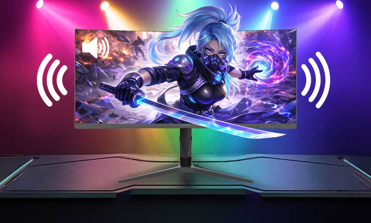 Yüksek çözünürlüklü oyun monitörü ve renkli aydınlatma efektleriyle gaming deneyimini artıran ekran.