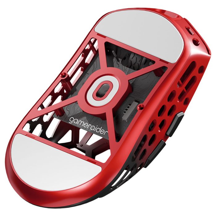 GameRaider GR2 PRO Magnesium Imperial Red 8K Hz PixArt 3950 Sensör Kablosuz Gaming Mouse - 2 Yıl Birebir Değişim Garantili - Görsel 4