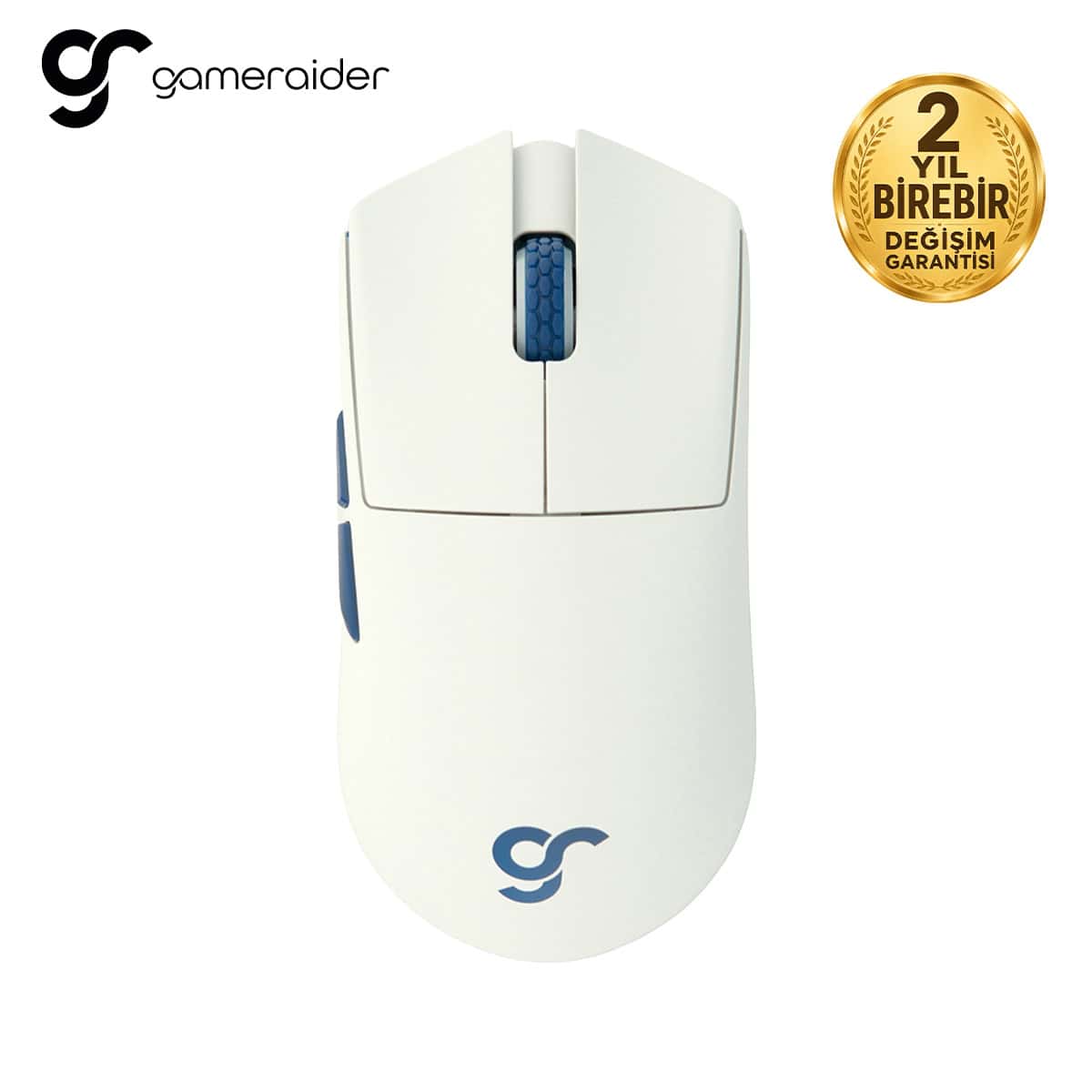 gameraider-gr3s-max-frost-white-8k-hz-pixart-3950-sensor-kablosuz-gaming-mouse-2-yil-birebir-degisim-garantili-y1 Yüksek performanslı gaming fare, ergonomik tasarım ve hassasiyetli sensör ile oyun deneyimini artırı.