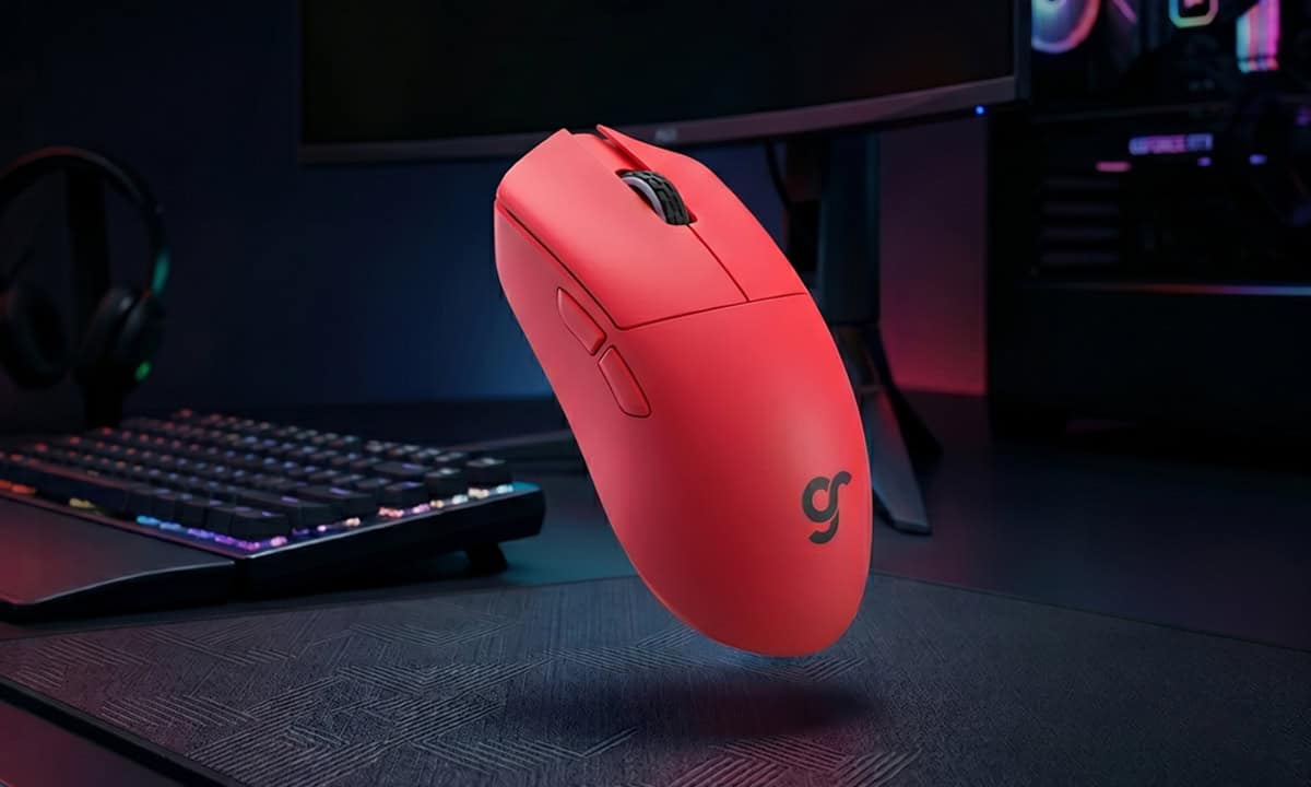 GameRaider GR3 PRO Max Crimson Flame kırmızı kablosuz mouse.