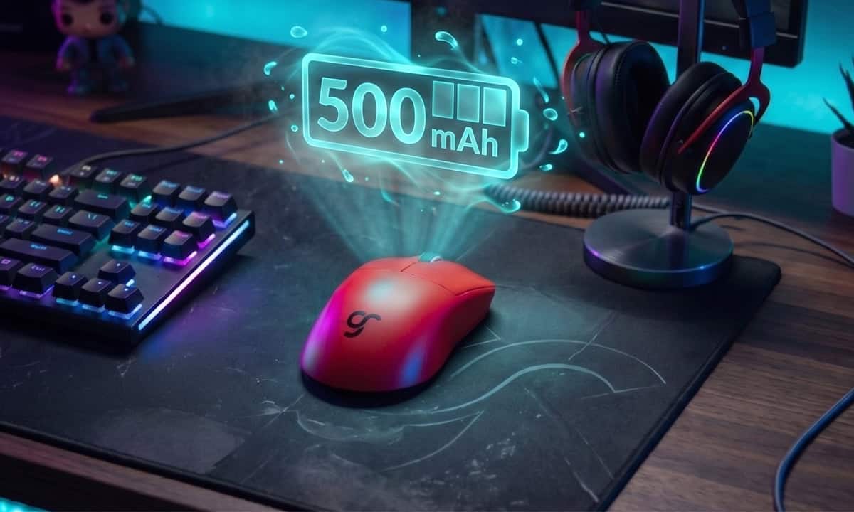 GameRaider GR3 PRO Max Crimson Flame gaming mouse ve kulaklıklar.